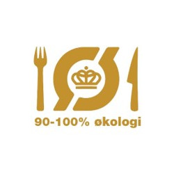 A4 GULD KLISTERMÆRKE 90-100%