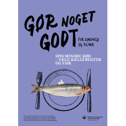 Plakat - Spis mindre kød –...