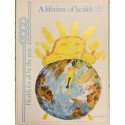 Alle 6 WHO health plakater,...